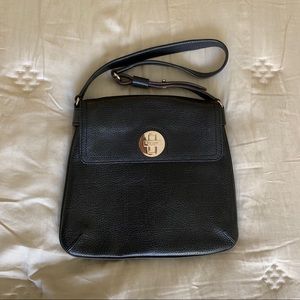 BNWOT Black Leather Kate Spade Shoulder Bag